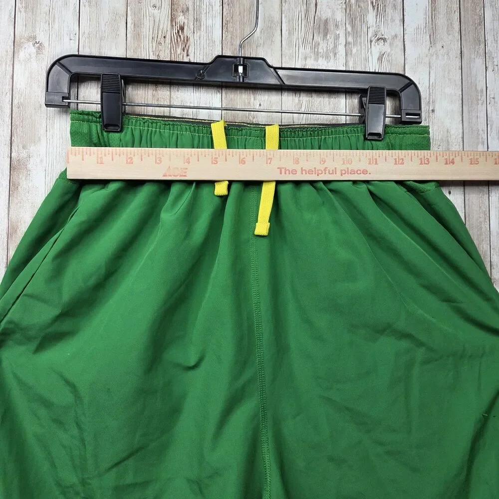Nike Dri-Fit Oregon Ducks Shorts Mens Size Medium Green Yellow NCAA Basketball